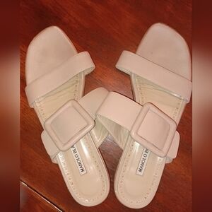 Manolo Blahnik slide sandals 39.5